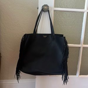 Victoria’s Secret fringe vegan leather tote